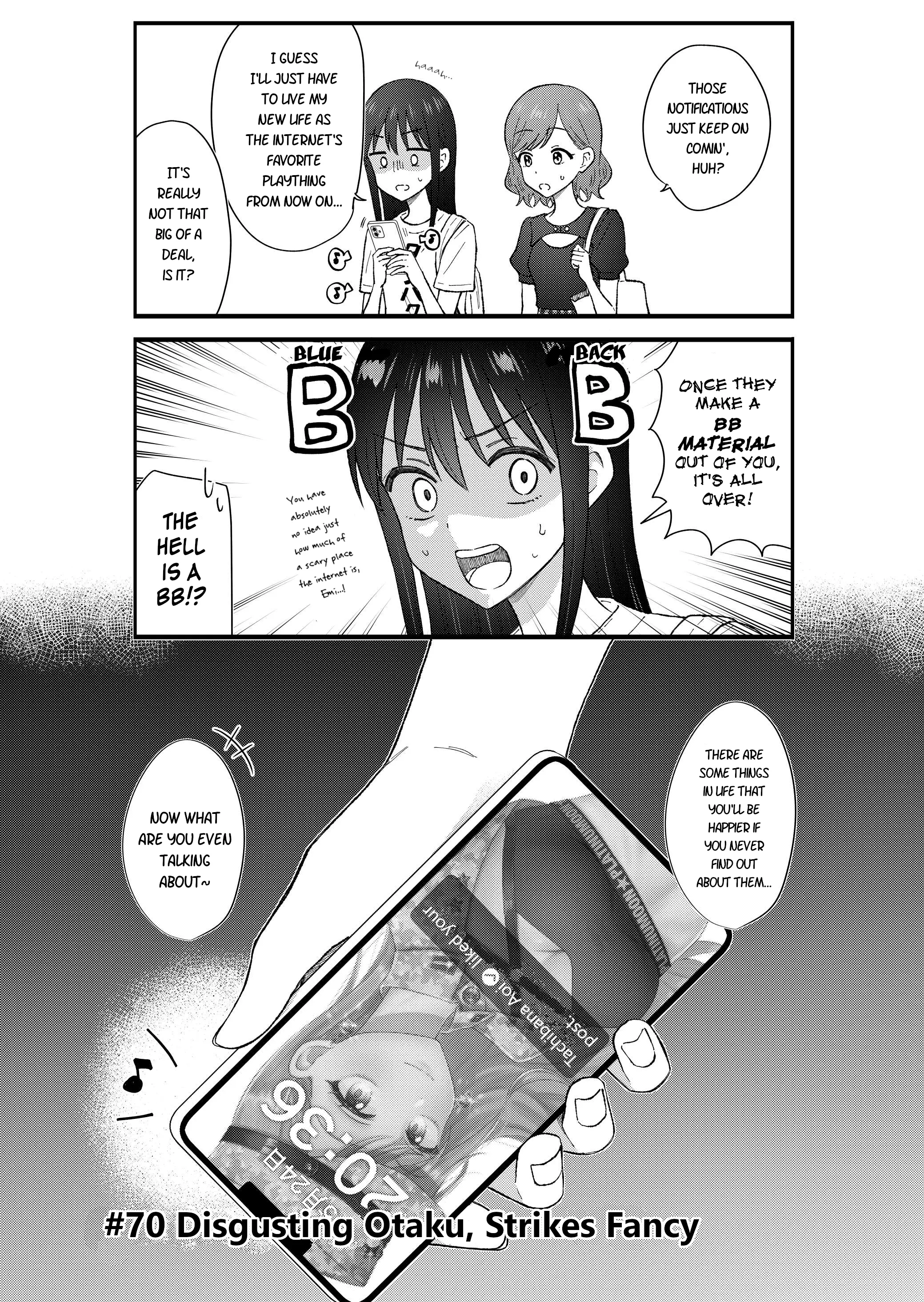 Kimoota, Idol Yarutteyo - Vol.13 Chapter 70: Disgusting Otaku, Strikes Fancy