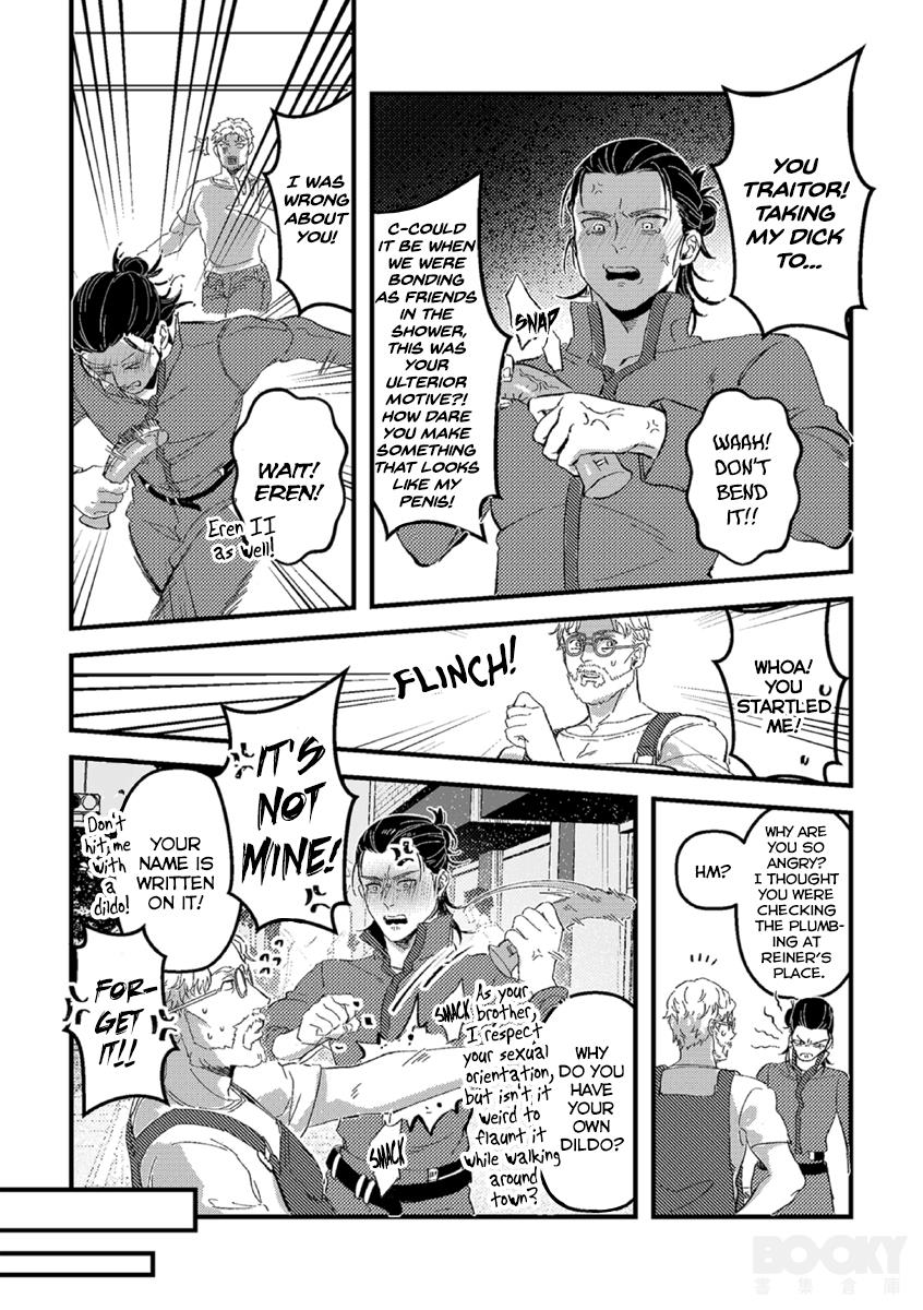 Shingeki No Kyojin - Reiner Doujins - Chapter 2: (By: Usa Aoi 宇佐 葵) - Reiner's Little Secret [Eren X Reiner] 18+