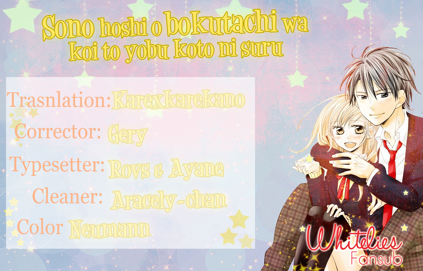 Sono Hoshi Wo Bokutachi Wa Koi To Yobu Koto Ni Suru - Vol.1 Chapter 1 : 1