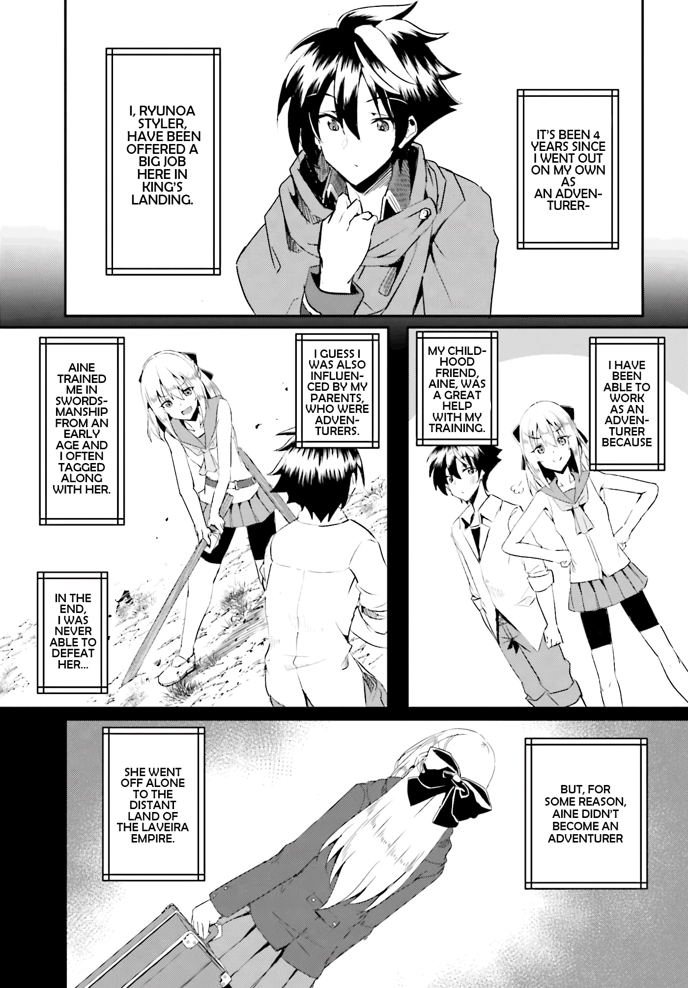 My Childhood Friend Who I Used To Train Swordsmanship With Became A Slave, So I, As An S-Rank Adventurer Decided To Buy Her And Protect Her. - Chapter 1: Childhood Friend Who Fell Into Slavery