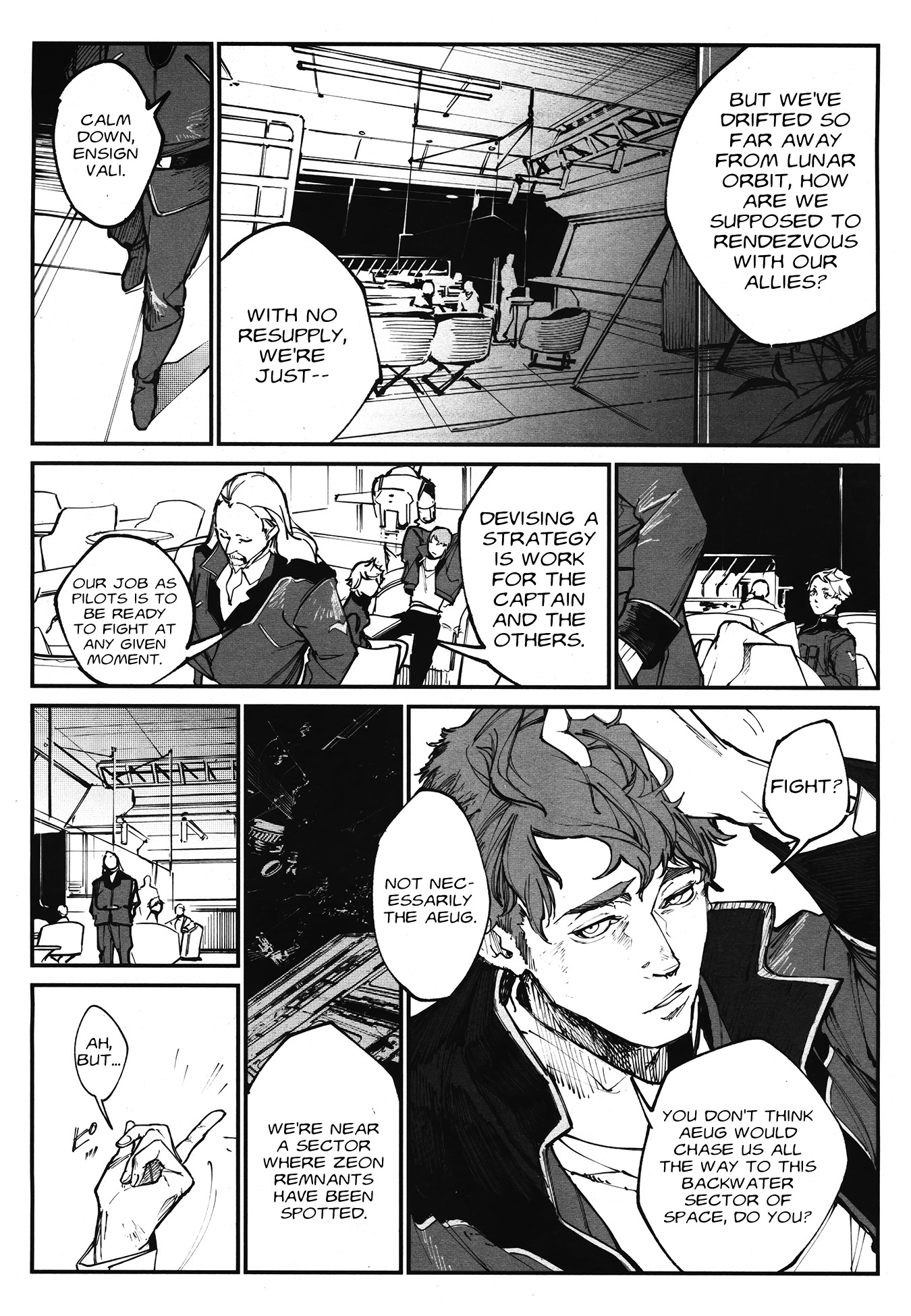 Mobile Suit Gundam Wearwolf - Chapter 1: Case-01 [The First Victim] (Part 1)