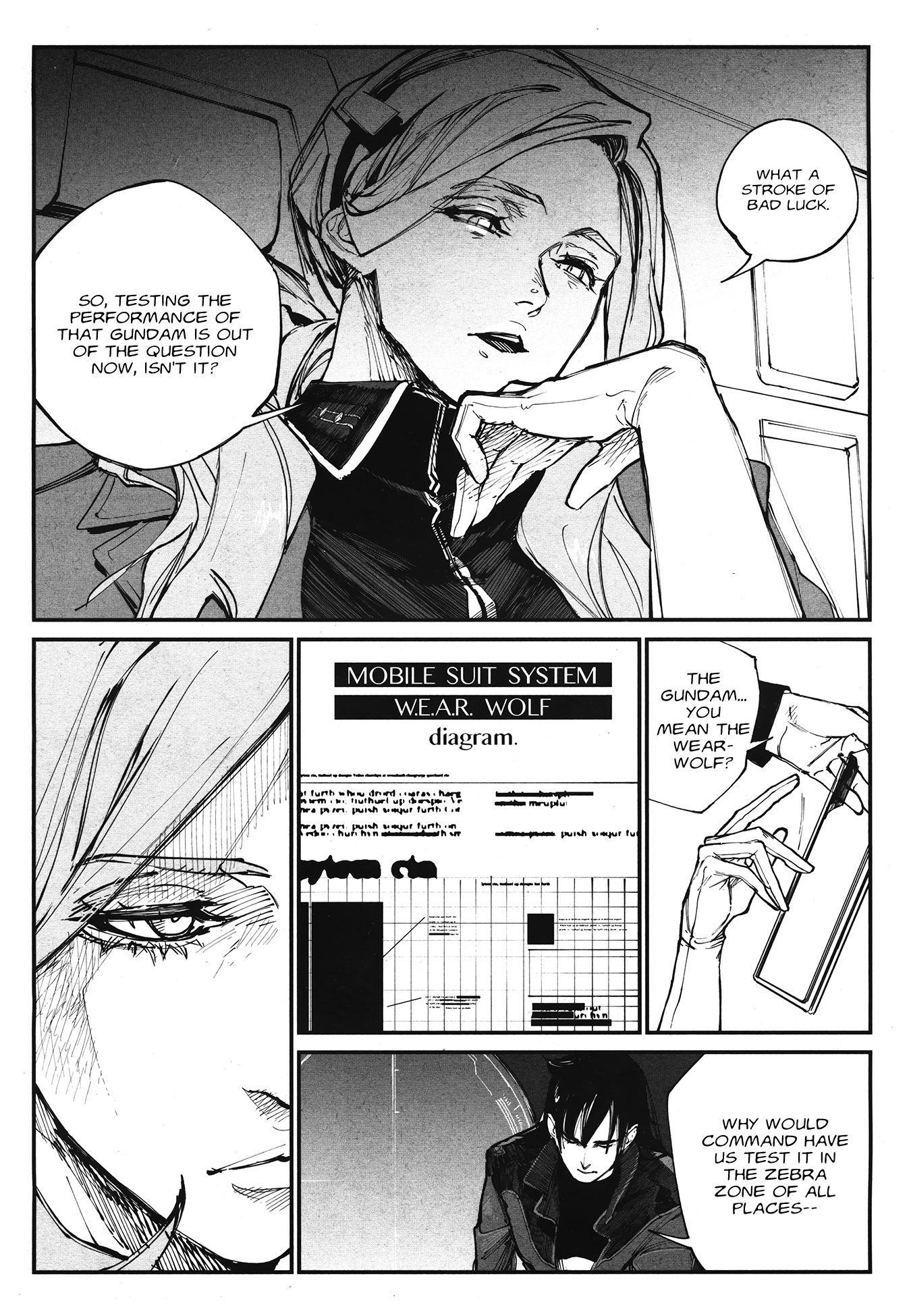 Mobile Suit Gundam Wearwolf - Chapter 1: Case-01 [The First Victim] (Part 1)