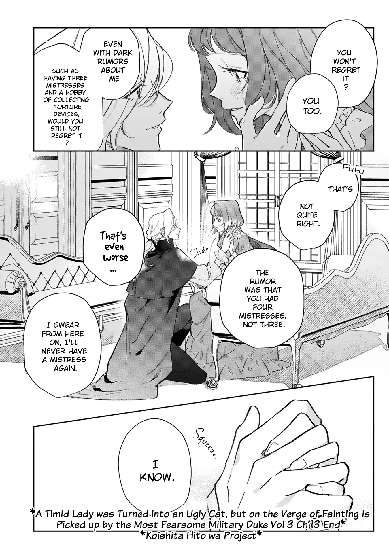 Busaneko Ni Kaerareta Kiyowa Reijou Desu Ga, Saikyou No Gunjin Koushaku Ni Hirowarete Kizetsu Sunzen Desu - Vol.3 Chapter 13