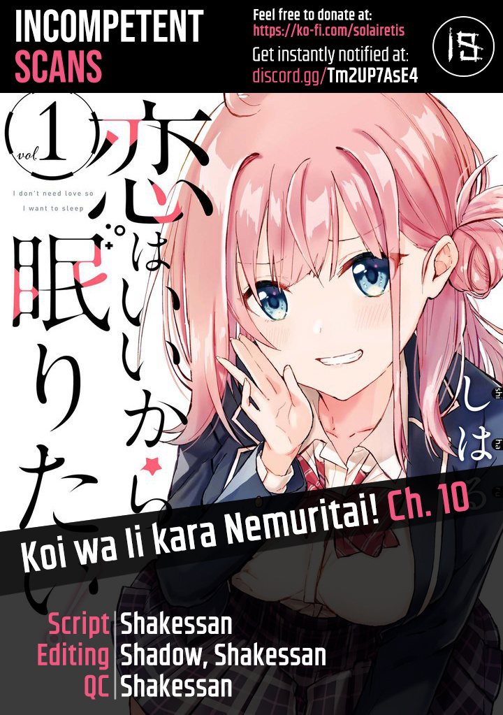 Koi Wa Iikara Nemuritai! - Chapter 10: Once In A Lifetime