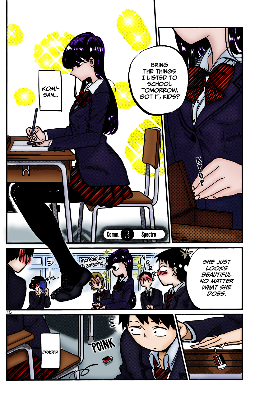 Komi-San Wa Komyushou Desu. (Fan-Colored) - Vol.1 Chapter 3: A Suspicious Individual