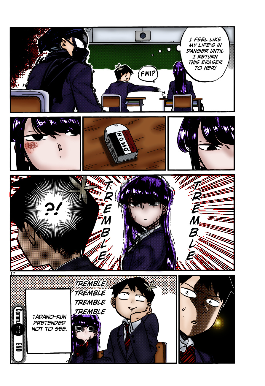 Komi-San Wa Komyushou Desu. (Fan-Colored) - Vol.1 Chapter 3: A Suspicious Individual