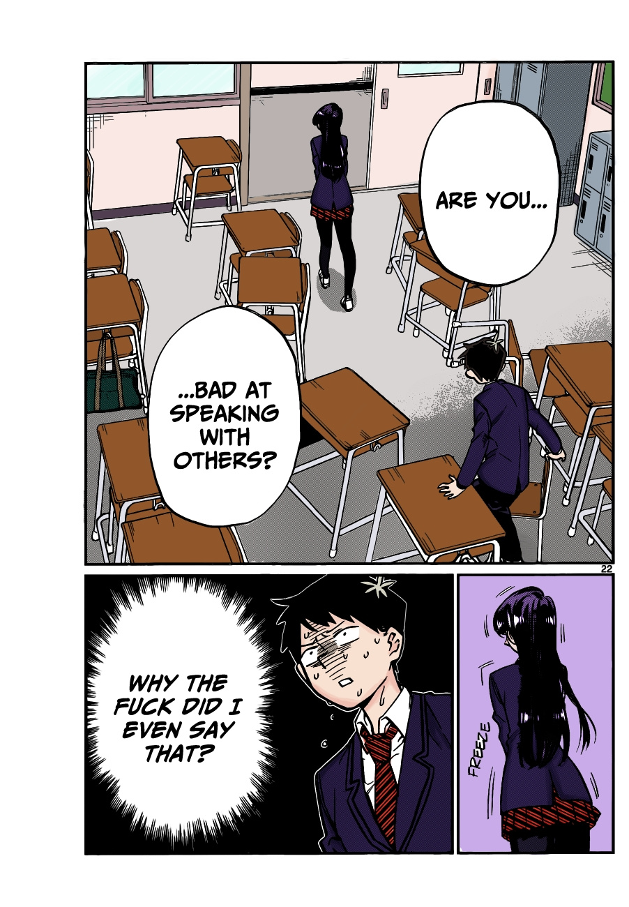 Komi-San Wa Komyushou Desu. (Fan-Colored) - Vol.1 Chapter 4