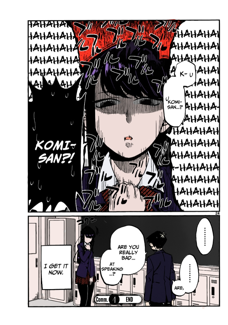 Komi-San Wa Komyushou Desu. (Fan-Colored) - Vol.1 Chapter 4