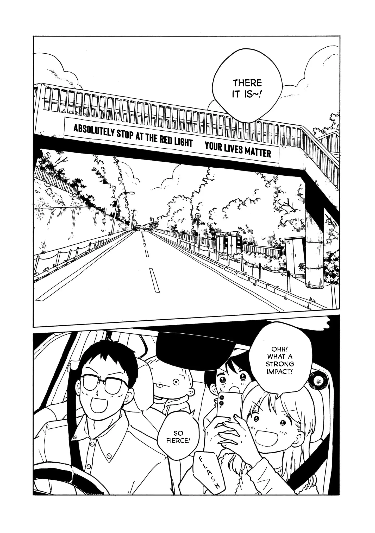 Korogaru Kyoudai - Chapter 35.5: Road Safety Campaign Slogan