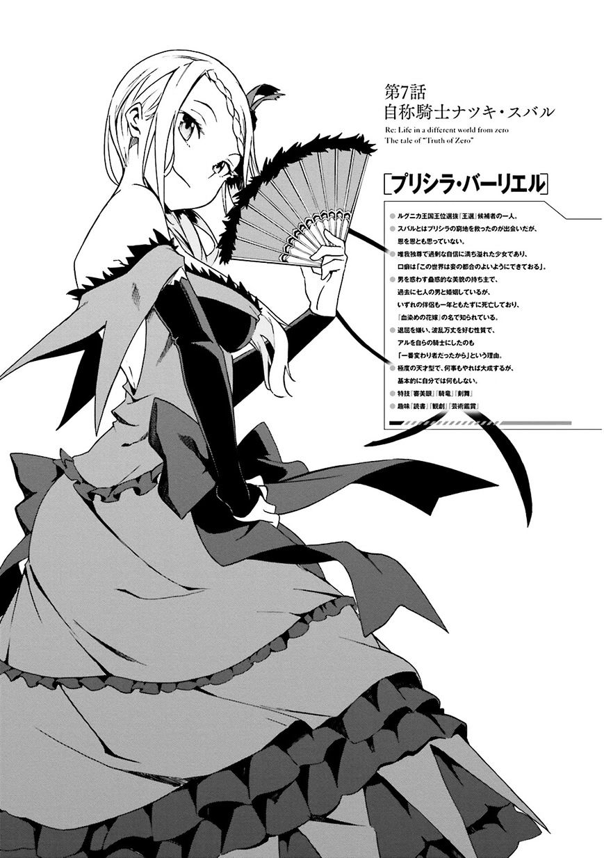 Re:zero Kara Hajimeru Isekai Seikatsu - Daisanshou - Truth Of Zero - Chapter 7