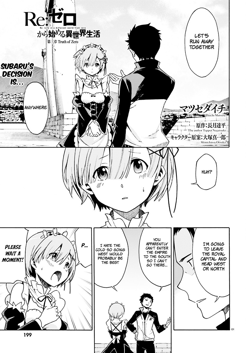 Re:zero Kara Hajimeru Isekai Seikatsu - Daisanshou - Truth Of Zero - Chapter 22