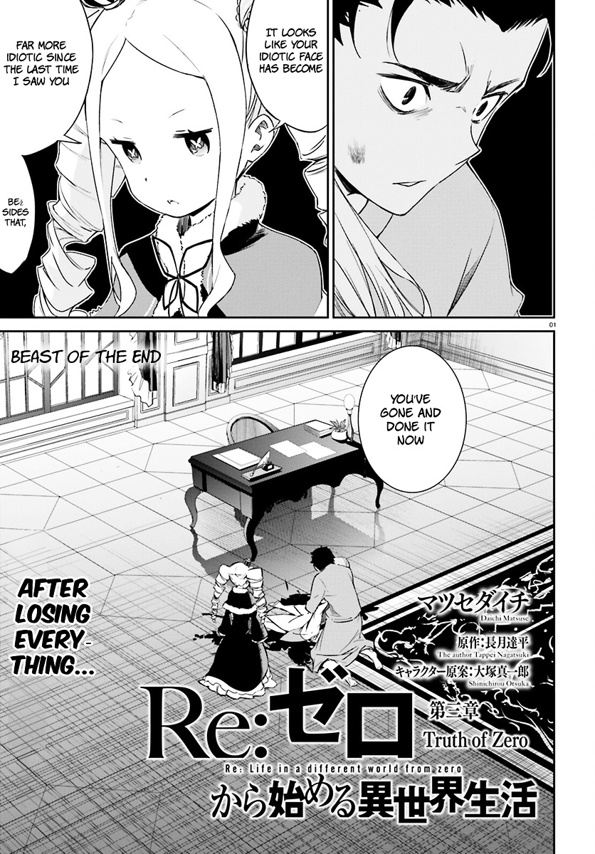 Re:zero Kara Hajimeru Isekai Seikatsu - Daisanshou - Truth Of Zero - Chapter 20