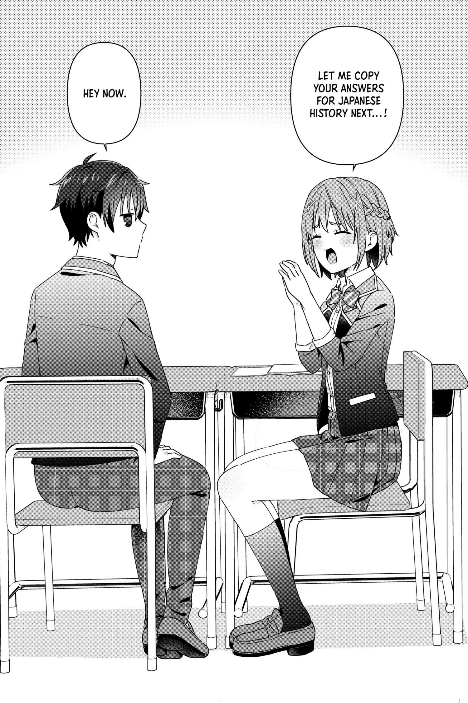 The Cute Girl Sitting Next To Me Is Trying To Make Me Fall In Love With Her As A Way To Ridicule Me, But The Tables Were Turned On Her Before She Knew It - Chapter 25