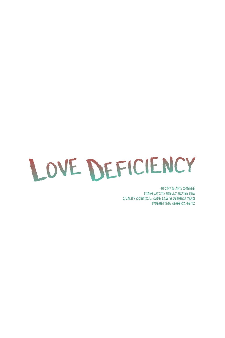 Love Deficiency - Chapter 34