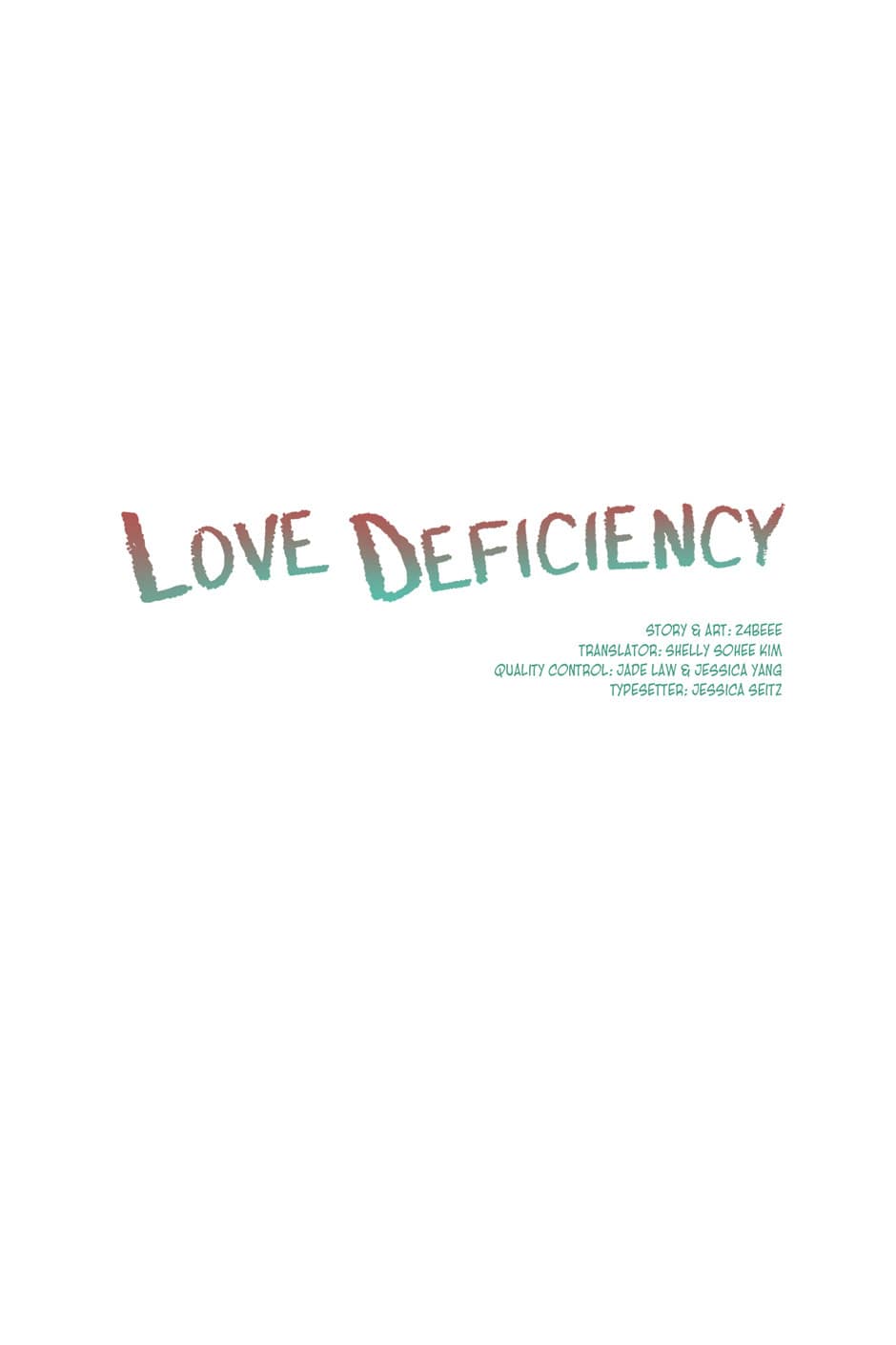 Love Deficiency - Chapter 40