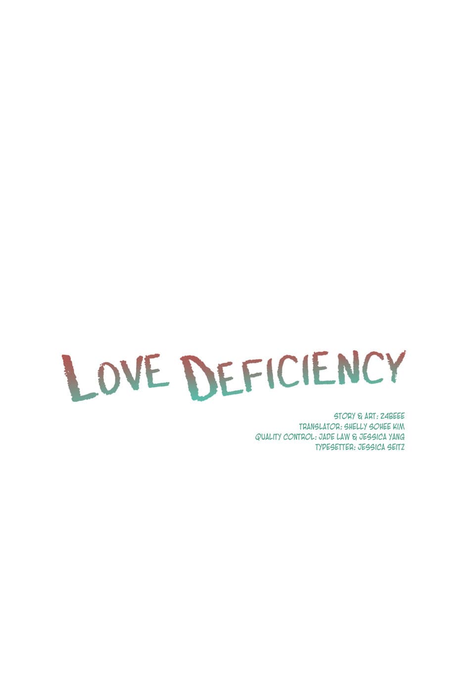 Love Deficiency - Chapter 38