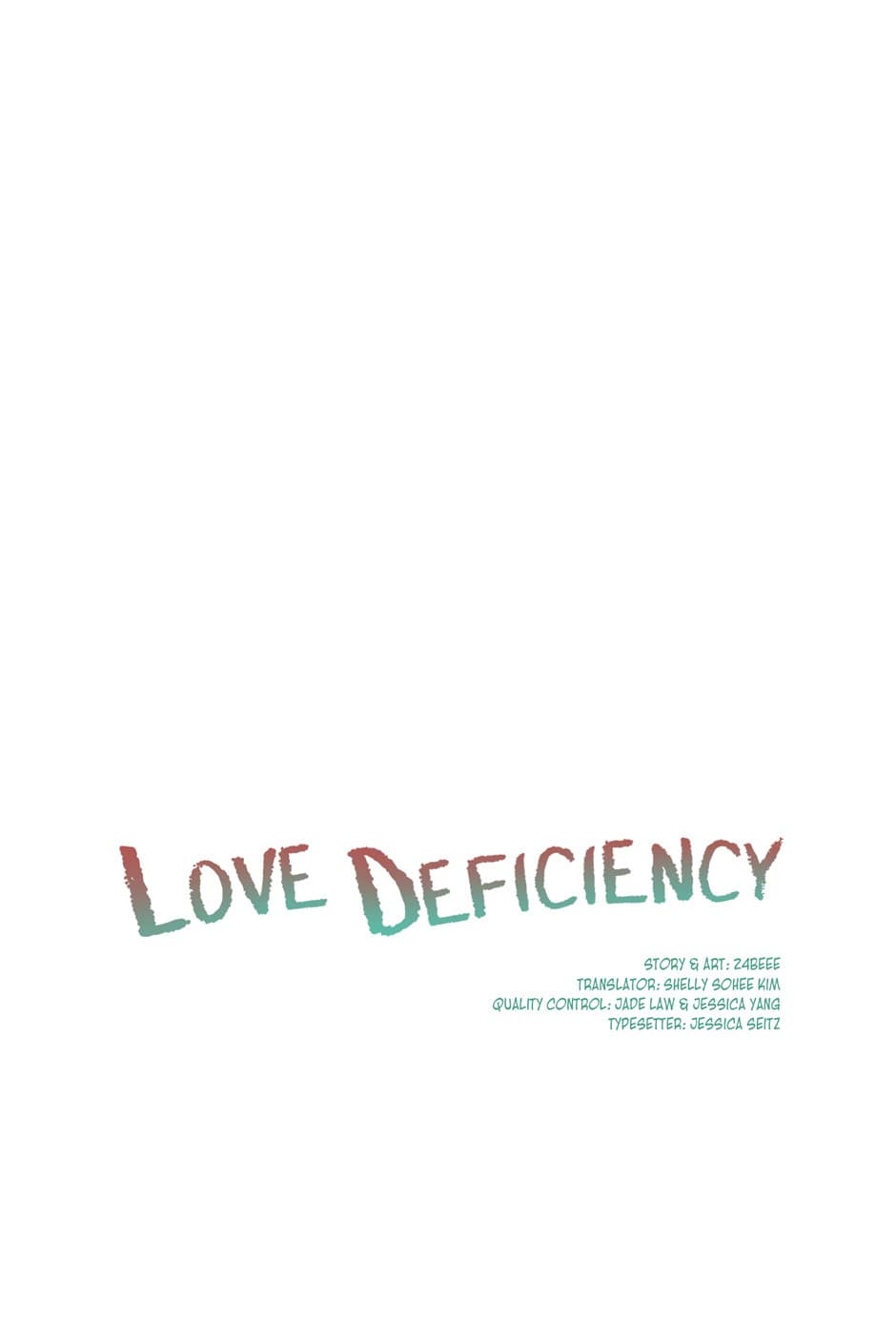 Love Deficiency - Chapter 31