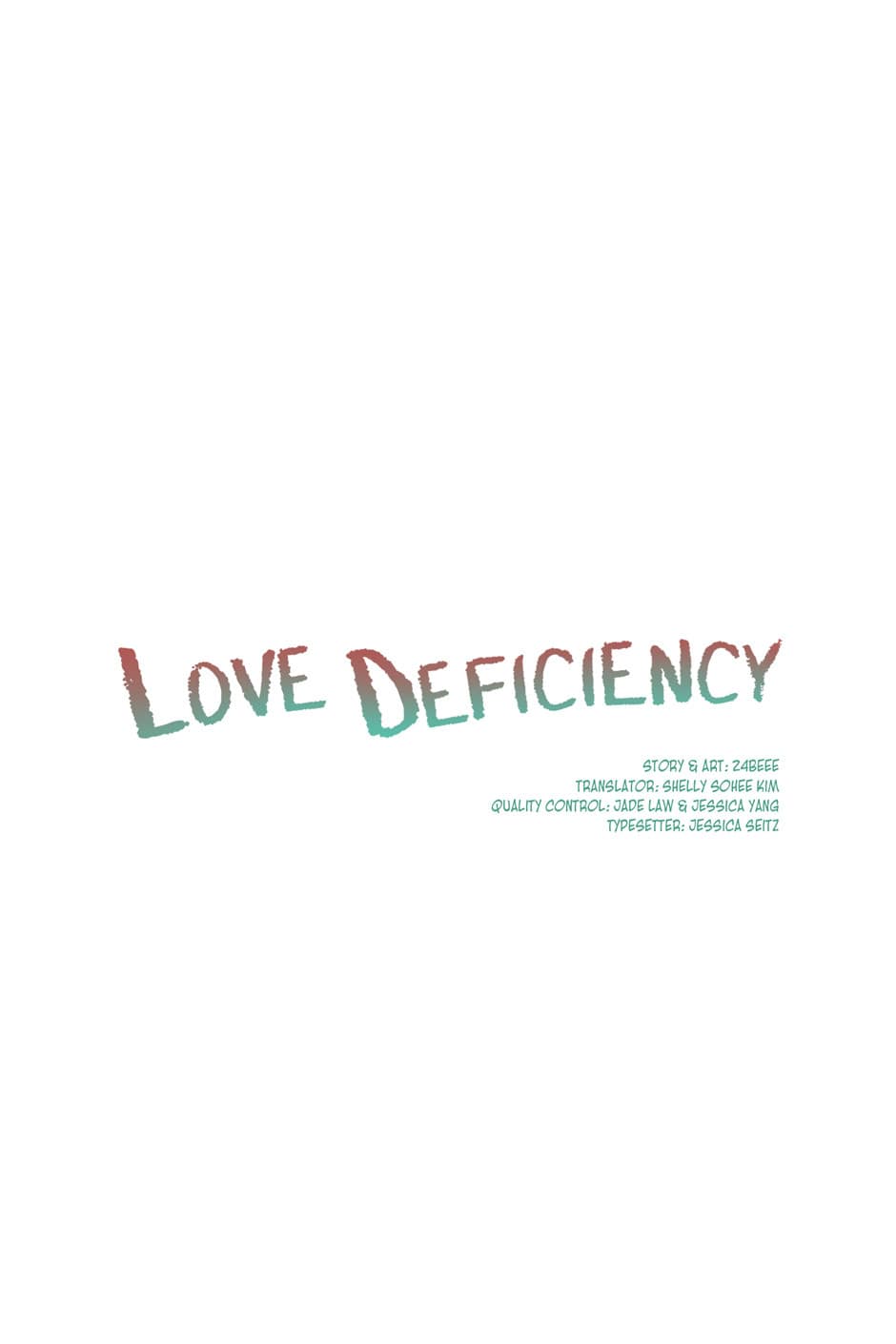 Love Deficiency - Chapter 32