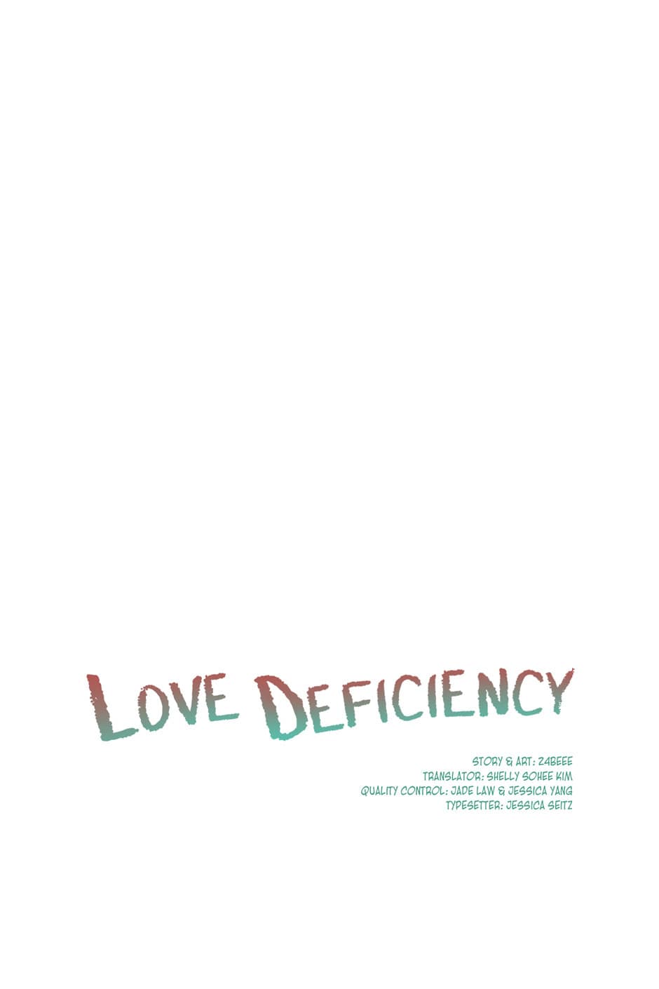 Love Deficiency - Chapter 33