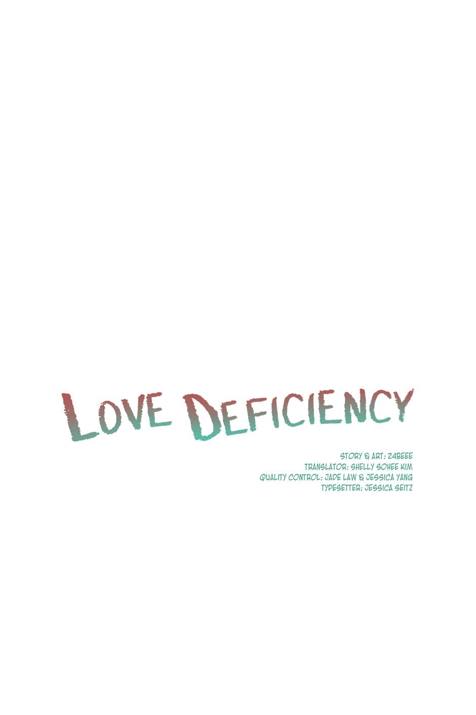 Love Deficiency - Chapter 37