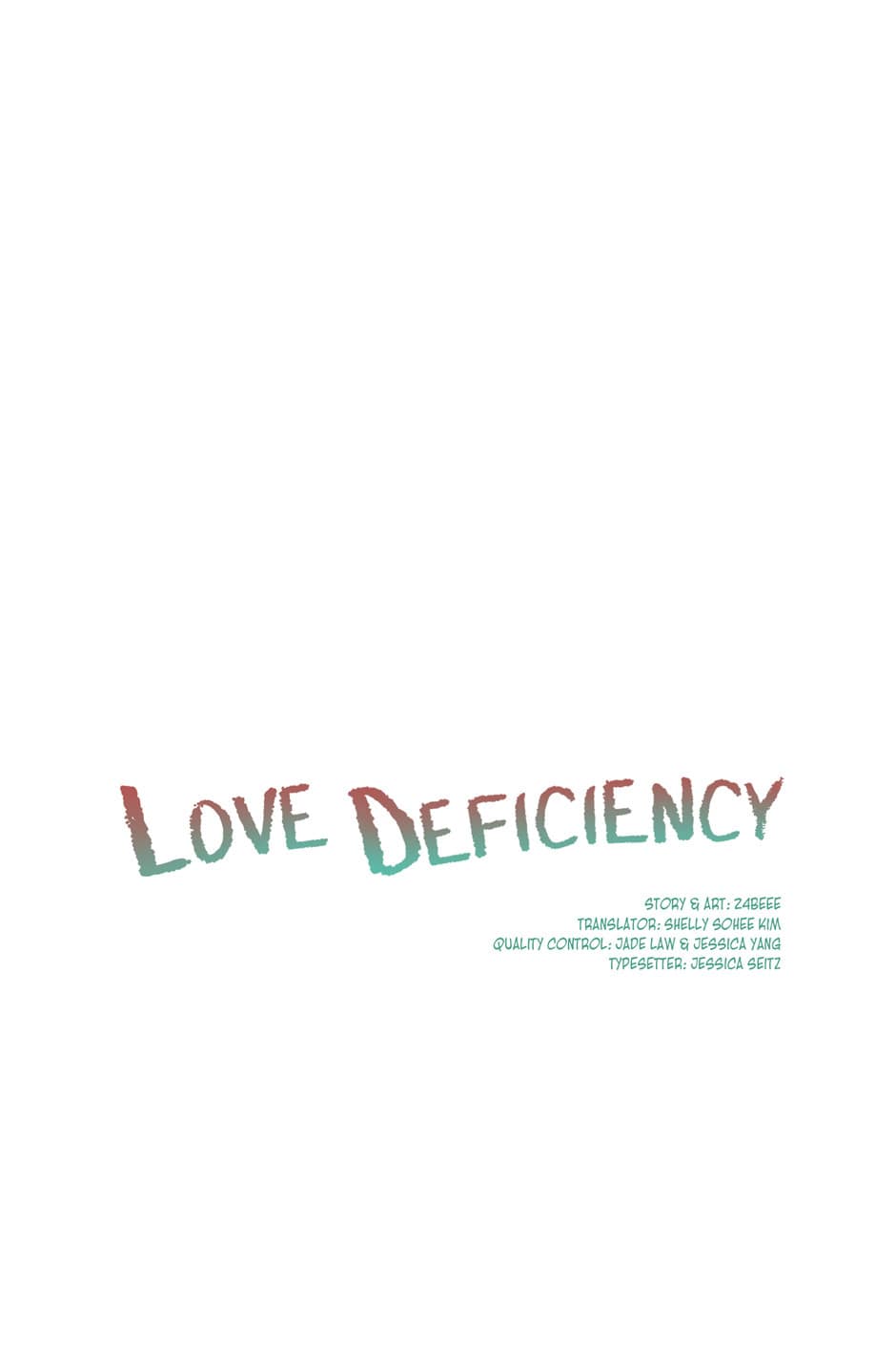 Love Deficiency - Chapter 36