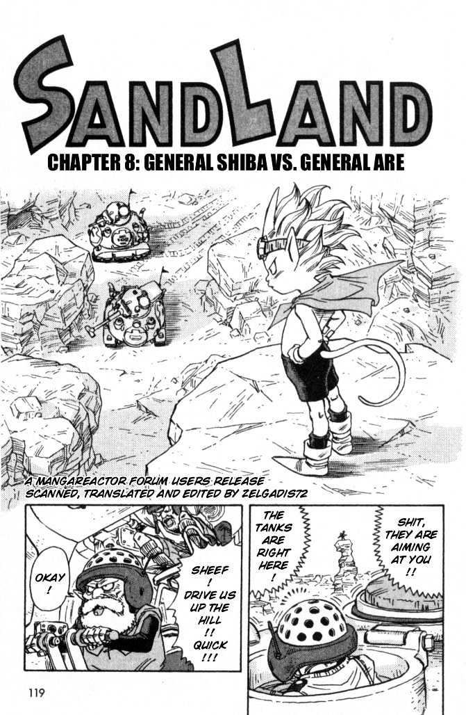 Sandland - Vol.1 Chapter 8 : General Shiba Vs General Are