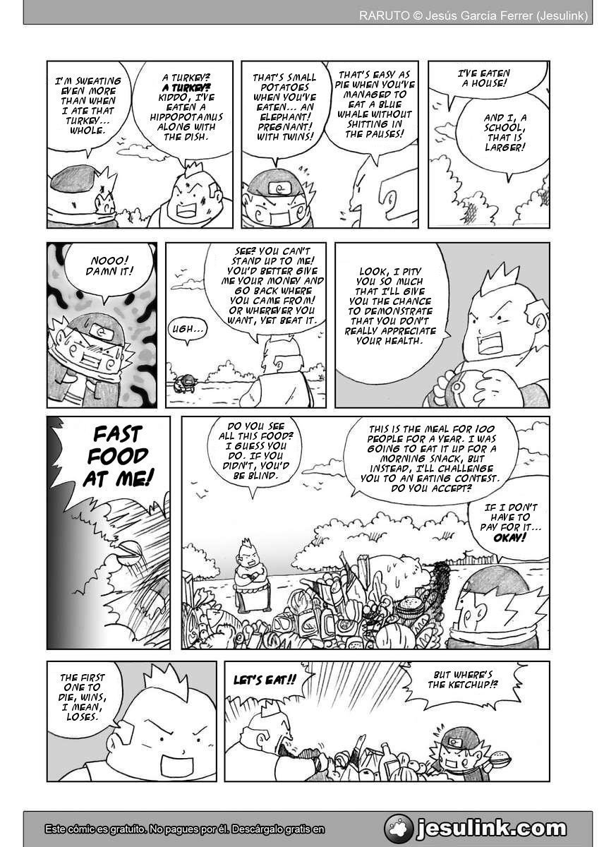 Raruto - Vol.5 Chapter 32-33 V2 : Fatso Versus Fatso / Caught Up In The Web