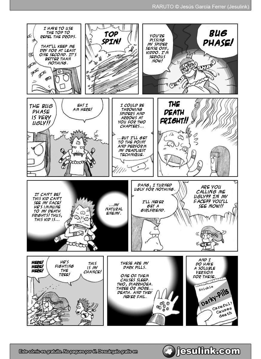 Raruto - Vol.5 Chapter 32-33 V2 : Fatso Versus Fatso / Caught Up In The Web