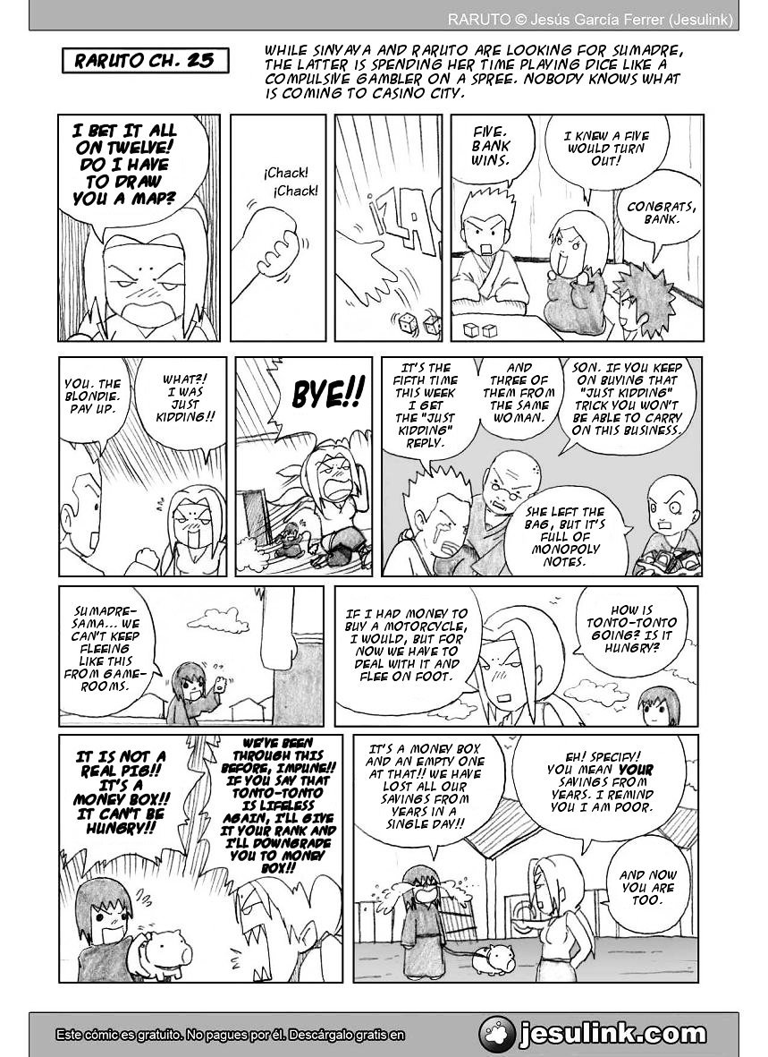 Raruto - Vol.4 Chapter 25 : The Trials Of The Candy