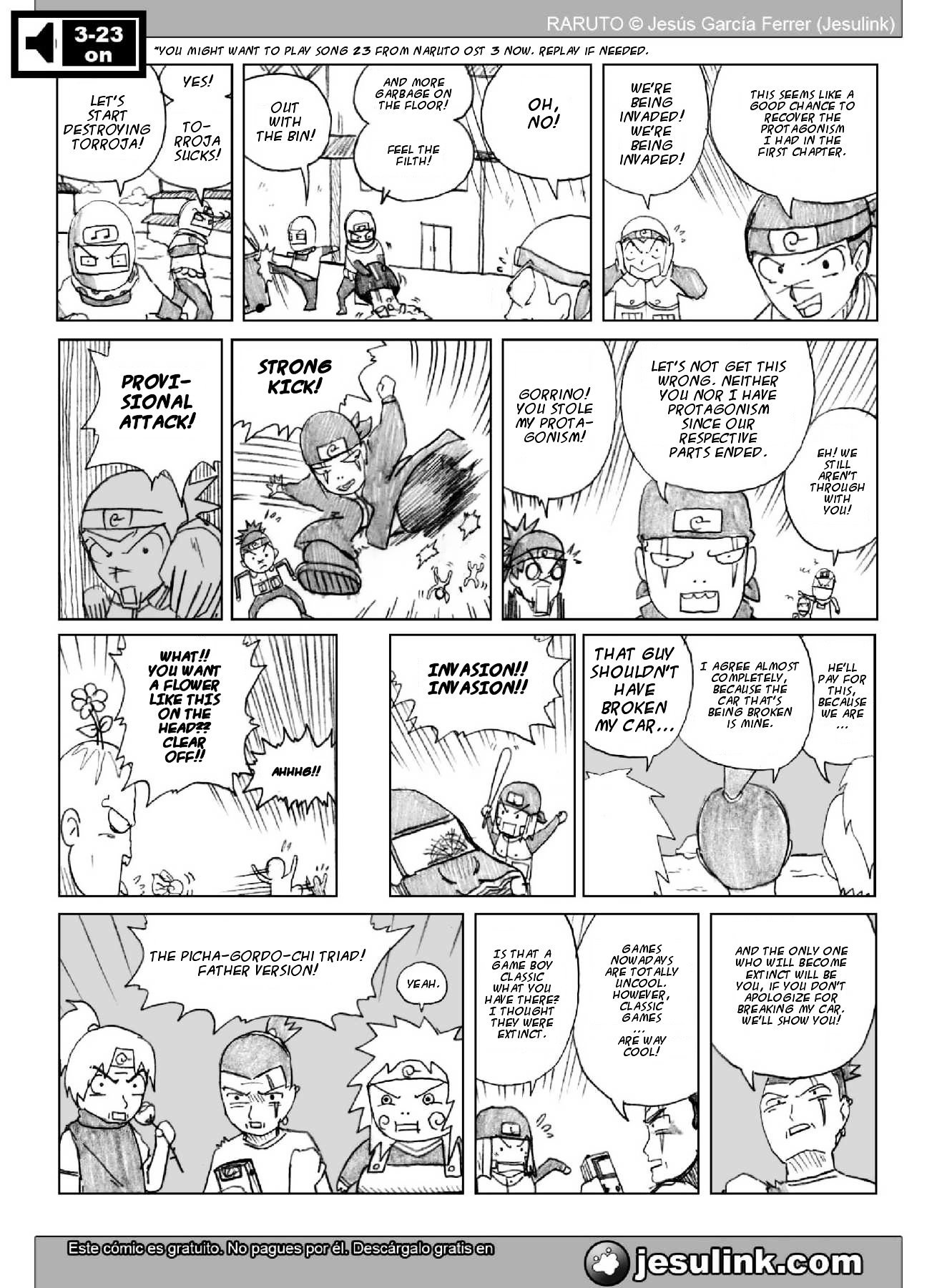 Raruto - Vol.3 Chapter 22 : Talking About Death