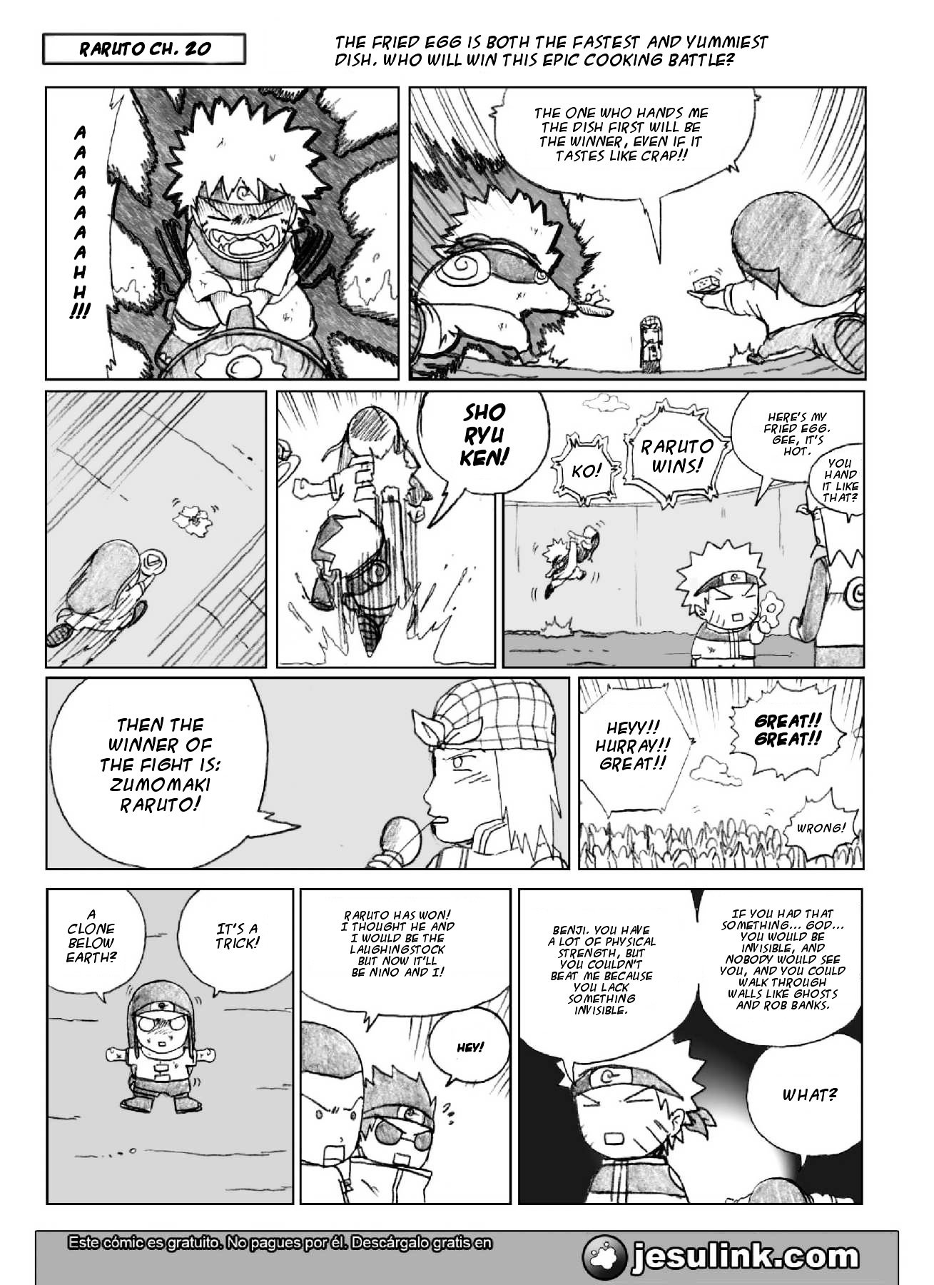 Raruto - Vol.3 Chapter 20 : I Have The Balls