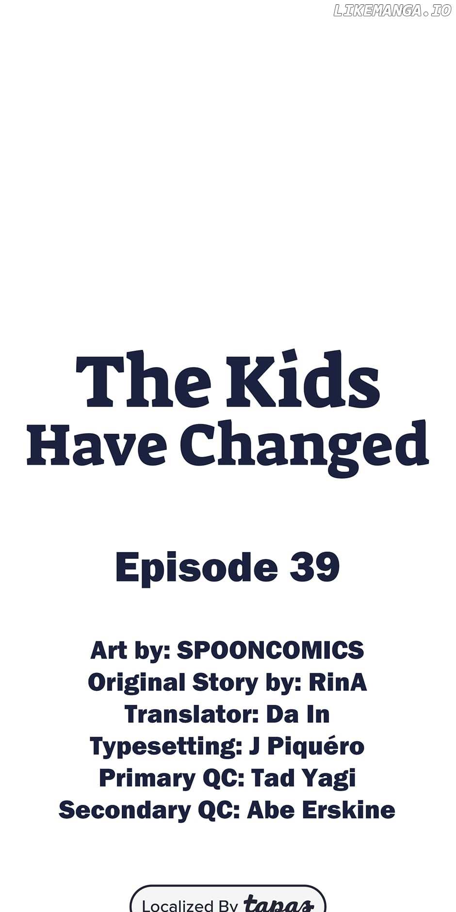 The Kids Have Changed - Chapter 39