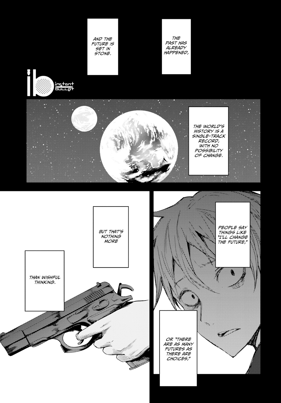 Ib - Instant Bullet - Vol.3 Chapter 11 : Kuro Fukase, The Wounded Boy (A)