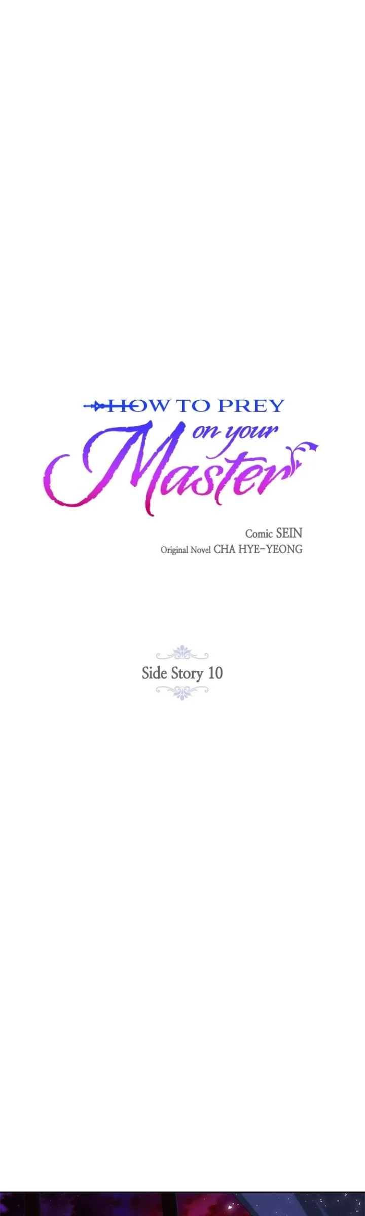 How To Prey On The Master - Chapter 110