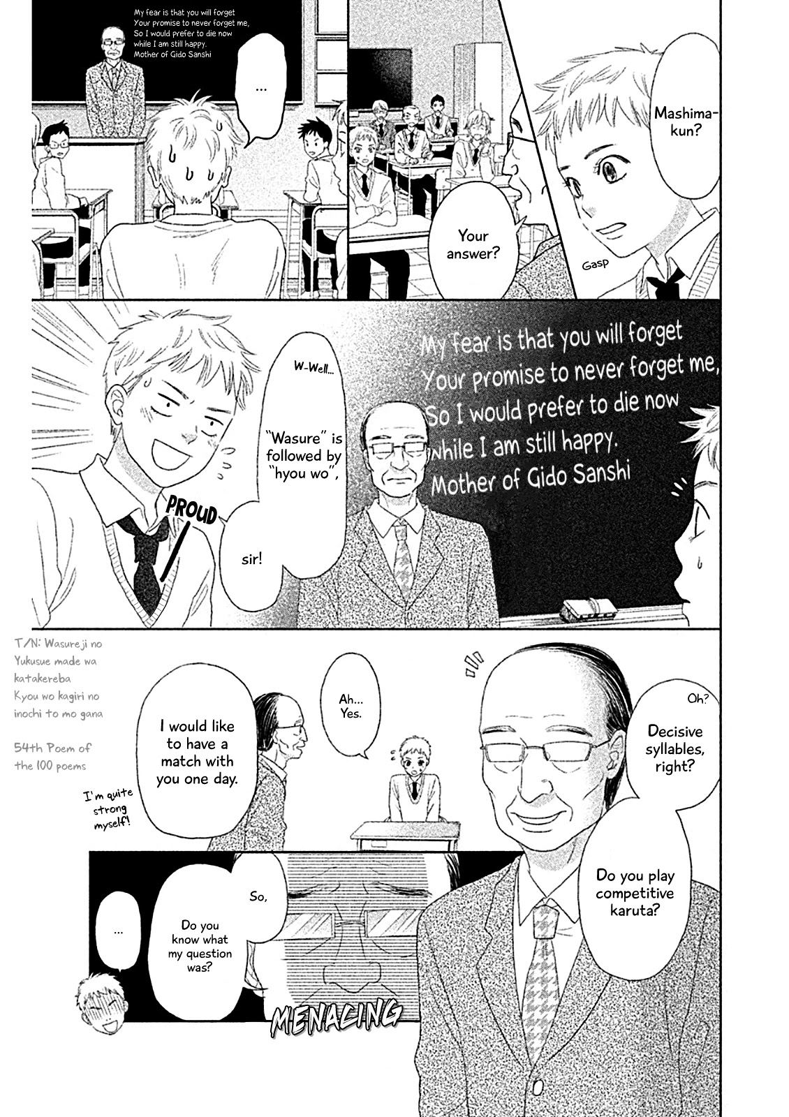 Chihayafuru: Middle School Arc - Chapter 4: 4Th Poem