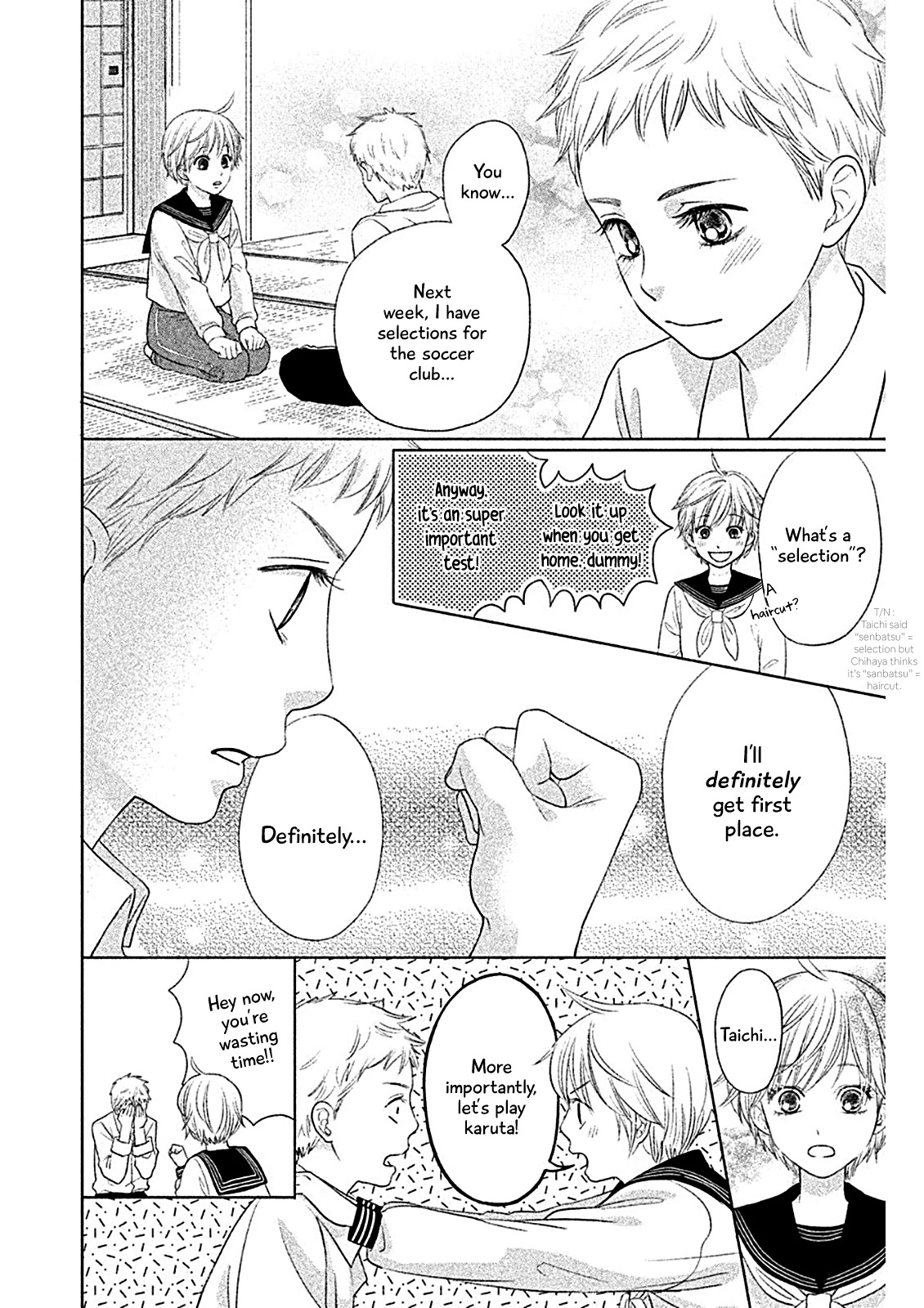 Chihayafuru: Middle School Arc - Chapter 3: 3Rd Poem