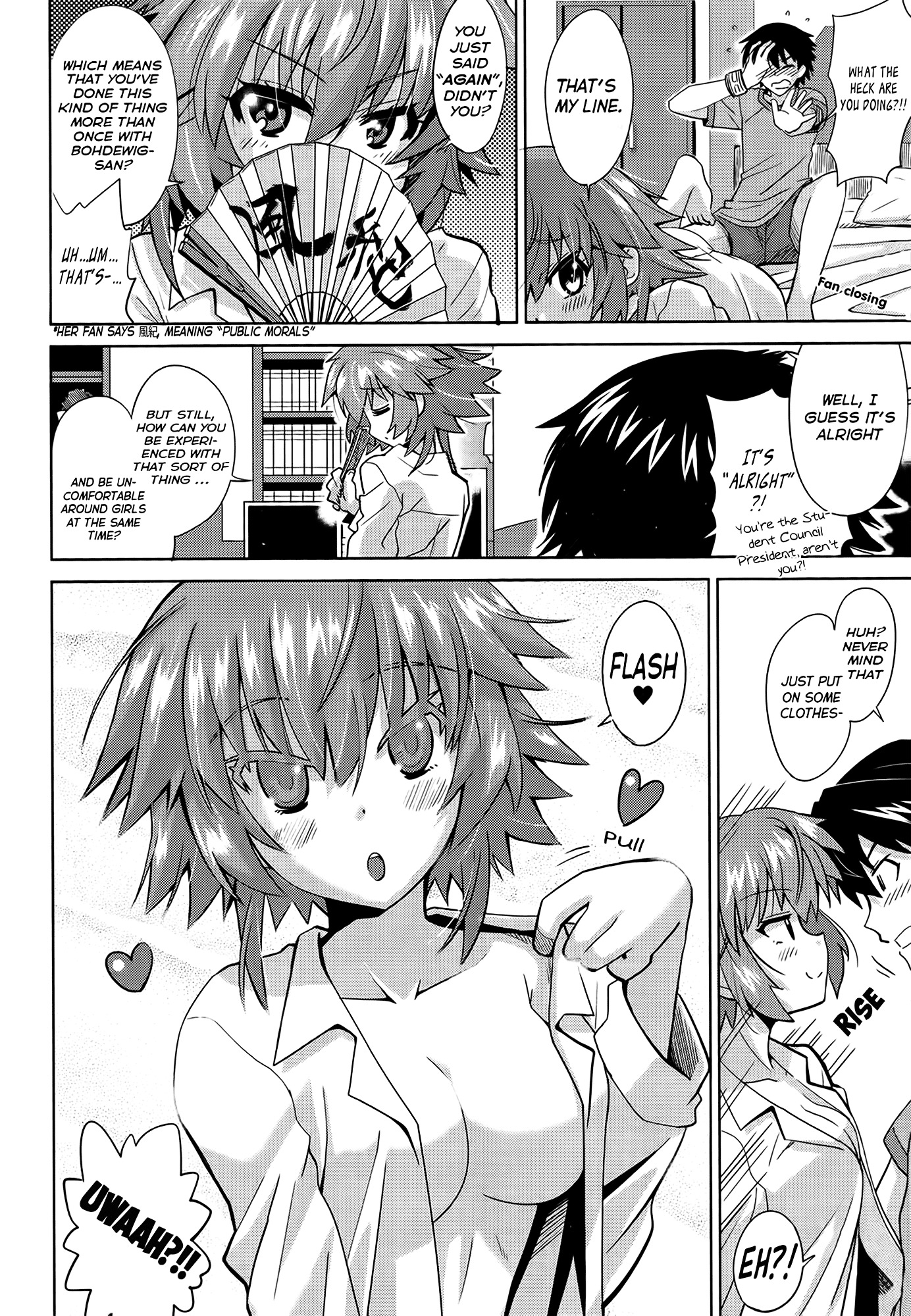 Infinite Stratos Comic Anthology - Chapter 14 : Training With The President!