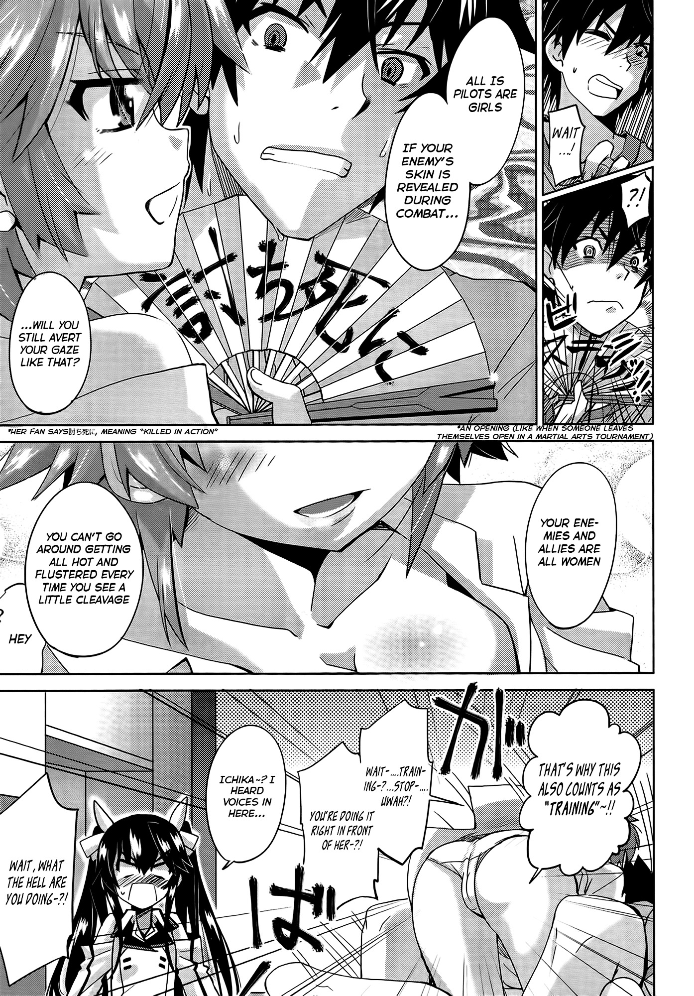 Infinite Stratos Comic Anthology - Chapter 14 : Training With The President!