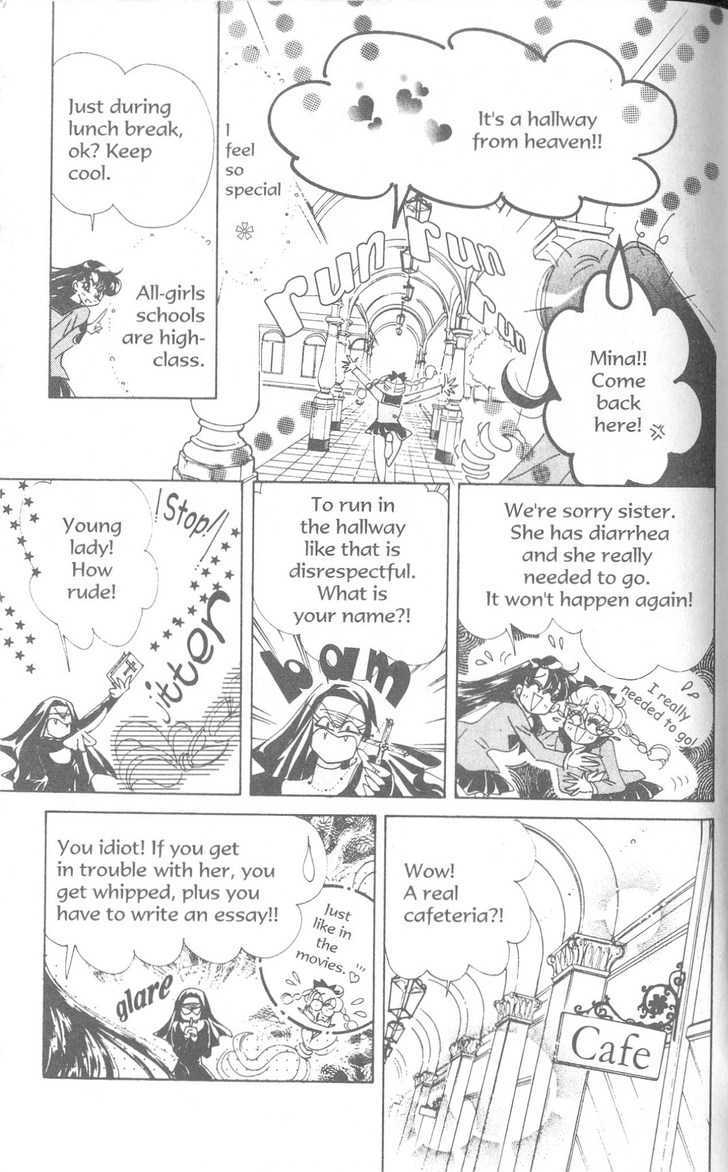 Sailor Moon - Vol.19 Chapter 7 : The Exam Battle Chapter : Rei & Mina S Girls School Battle