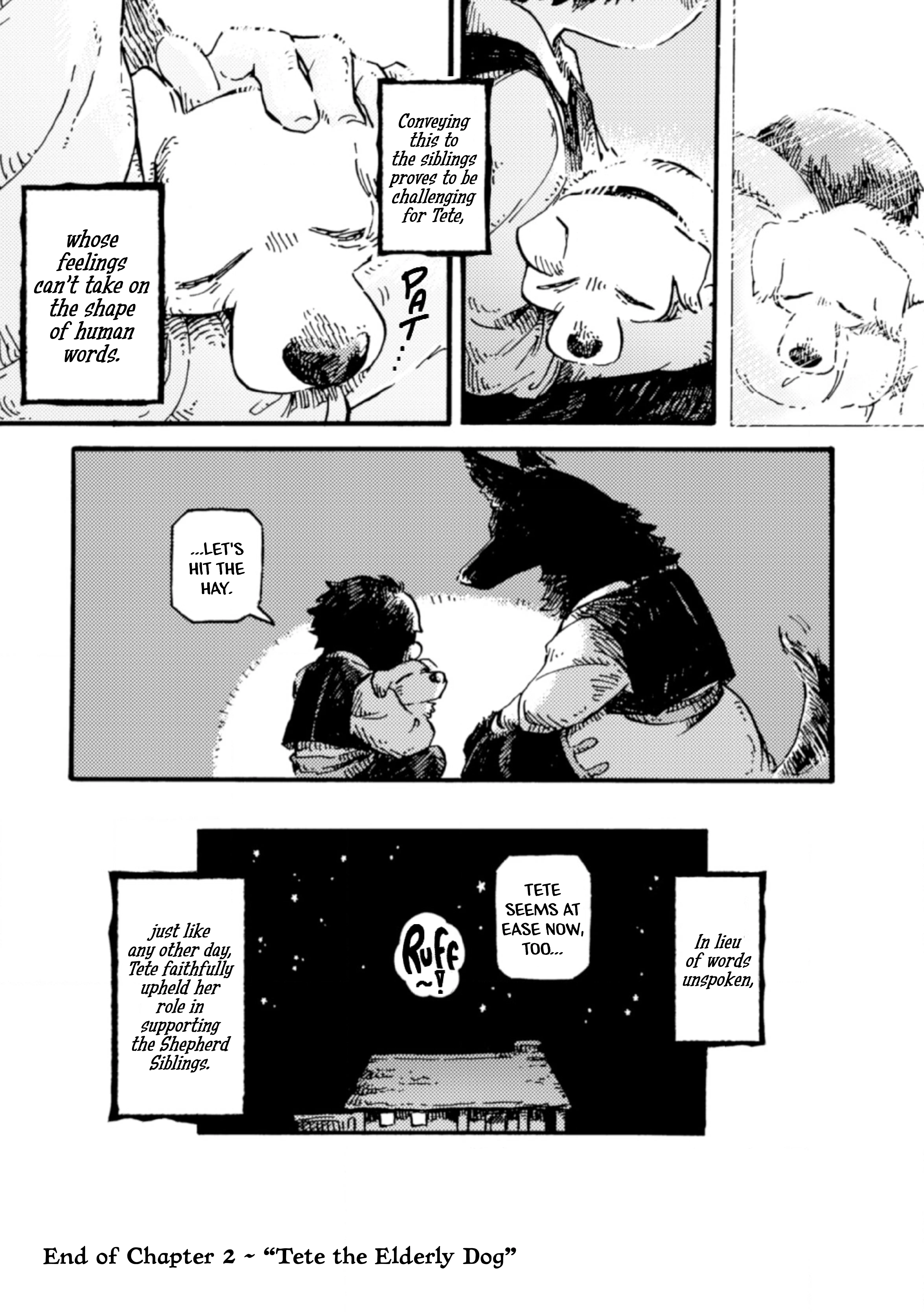 Hitsujikai No Kyoudai - Vol.1 Chapter 2: Tete The Elderly Dog