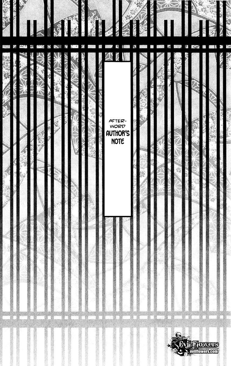 Edo Karuta - Vol.1 Chapter 4.5 : Afterword: Author's Note [End]