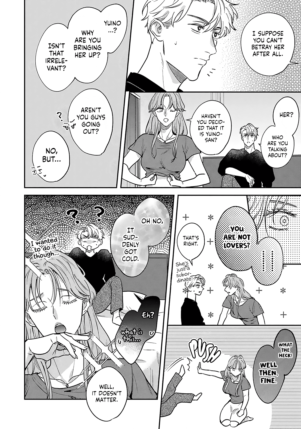 Tada No Renai Nanka De Kikkonai -Kojirase Joushi To Fechina Buka- - Chapter 12