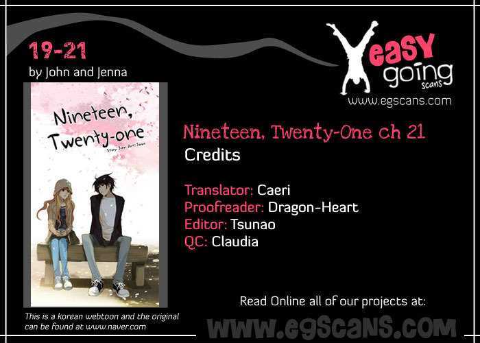 Nineteen, Twenty-One - Vol.1 Chapter 21 : Cyclamen - End