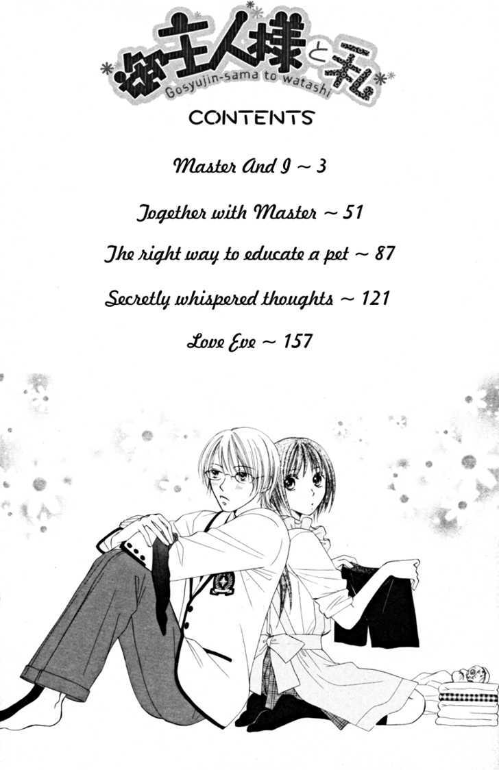 Goshujin-Sama To Watashi - Vol.1 Chapter 1 : Master And I