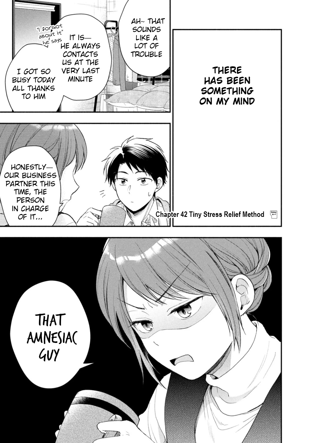 Kono Kaisha Ni Suki Na Hito Ga Imasu - Chapter 42: Tiny Stress Relief Method