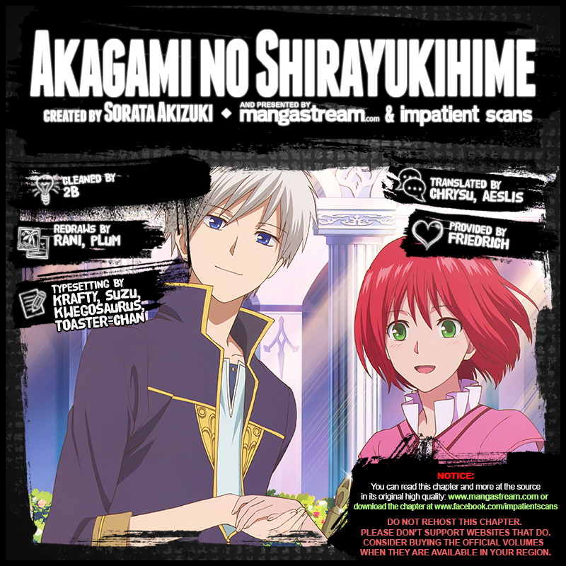 Akagami No Shirayukihime - Chapter 100