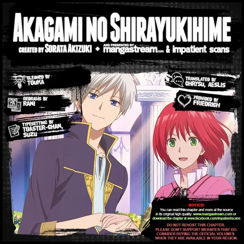 Akagami No Shirayukihime - Chapter 102