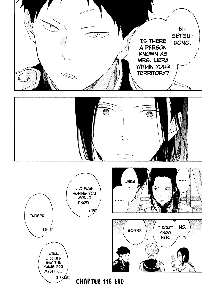 Akagami No Shirayukihime - Chapter 116