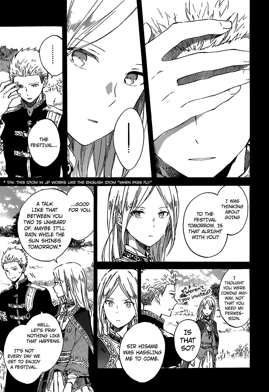 Akagami No Shirayukihime - Chapter 93