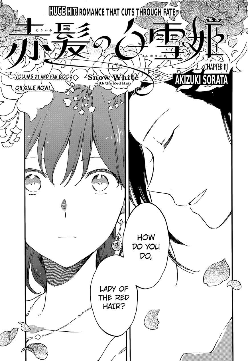 Akagami No Shirayukihime - Chapter 111